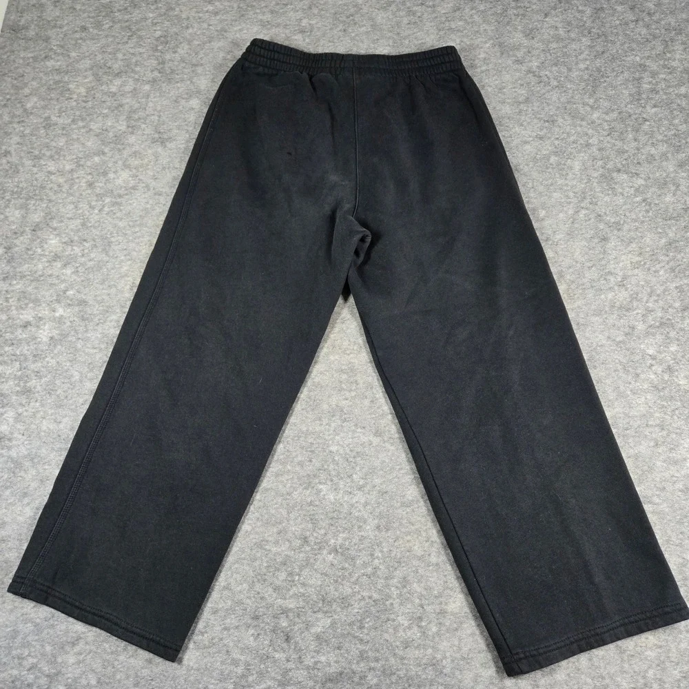 Nike Kids Black Fleece Wide Leg Athletic Sweatpants XL